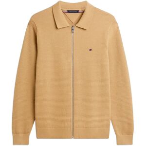 Tommy Hilfiger Seasonal Structure Zip Thru Polo S Beige S Tommy Hilfiger Seasonal Structure Zip Thru Polo S Beige S
