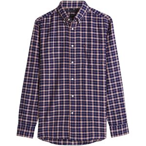 Tommy Hilfiger Brushed Linen Medium Check XL Navy XL Tommy Hilfiger Brushed Linen Medium Check XL Navy XL