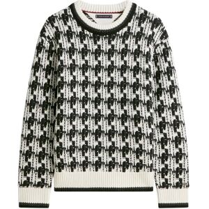 Tommy Hilfiger Dc Houndstooth Sweater L Black L Tommy Hilfiger Dc Houndstooth Sweater L Black L