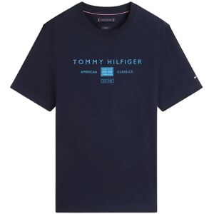 Tommy Hilfiger Brand Love Mono Stack Tee M Navy M Tommy Hilfiger Brand Love Mono Stack Tee M Navy M