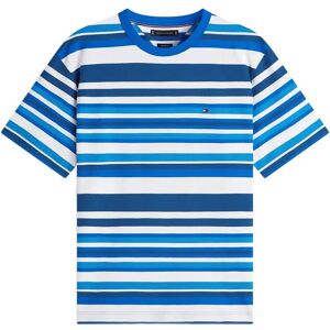 Tommy Hilfiger Multi Stripe Crepe Tee L Blue L Tommy Hilfiger Multi Stripe Crepe Tee L Blue L