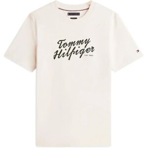 Tommy Hilfiger Summer Text Graphic Tee XL Cream XL Tommy Hilfiger Summer Text Graphic Tee XL Cream XL
