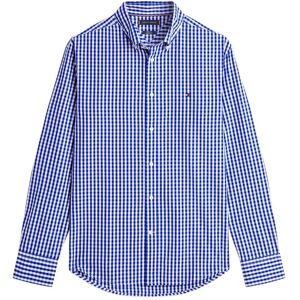 Tommy Hilfiger Flex Poplin Gingham Rf Shirt L Blue L Tommy Hilfiger Flex Poplin Gingham Rf Shirt L Blue L