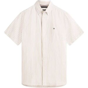 Tommy Hilfiger Linen Blend Bengal Stp S/S Rf XL Beige XL Tommy Hilfiger Linen Blend Bengal Stp S/S Rf XL Beige XL
