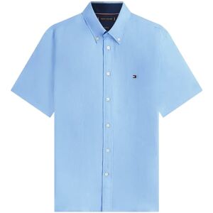 Tommy Hilfiger Linen Blend Solid Ss Rf Sht M Blue M Tommy Hilfiger Linen Blend Solid Ss Rf Sht M Blue M