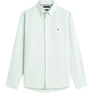 Tommy Hilfiger Linen Blend Dobby Rf Shirt XS Green XS Tommy Hilfiger Linen Blend Dobby Rf Shirt XS Green XS