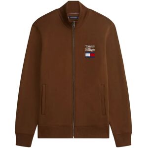Tommy Hilfiger Tommy Embro Flag Stand Collar L Brown L Tommy Hilfiger Tommy Embro Flag Stand Collar L Brown L