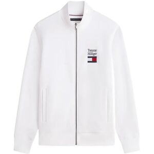 Tommy Hilfiger Tommy Embro Flag Stand Collar M White M Tommy Hilfiger Tommy Embro Flag Stand Collar M White M