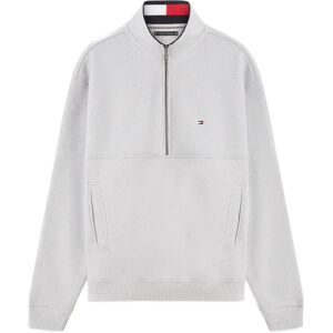 Tommy Hilfiger Flag 1/4 Zip M Grey M Tommy Hilfiger Flag 1/4 Zip M Grey M