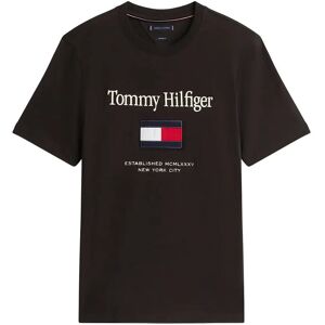Tommy Hilfiger Hilfiger Embro Flag T-Shirt XL Black XL Tommy Hilfiger Hilfiger Embro Flag T-Shirt XL Black XL
