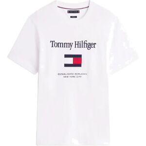 Tommy Hilfiger Hilfiger Embro Flag T-Shirt L White L Tommy Hilfiger Hilfiger Embro Flag T-Shirt L White L