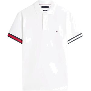 Tommy Hilfiger Rwb Cuff Liquid Cotton Slim Polo XXL White XXL Tommy Hilfiger Rwb Cuff Liquid Cotton Slim Polo XXL White XXL