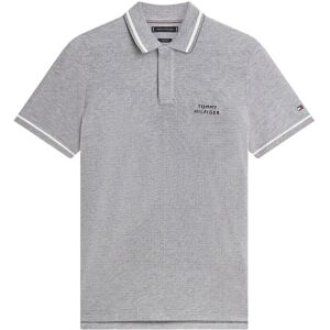 Tommy Hilfiger Oxford Two Tone Reg Placket XXL Grey XXL Tommy Hilfiger Oxford Two Tone Reg Placket XXL Grey XXL