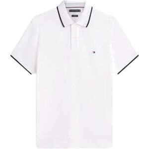 Tommy Hilfiger Pique Undercollar Reg Polo L White L Tommy Hilfiger Pique Undercollar Reg Polo L White L