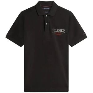 Tommy Hilfiger Left Chest Graphic Reg Polo L Black L Tommy Hilfiger Left Chest Graphic Reg Polo L Black L