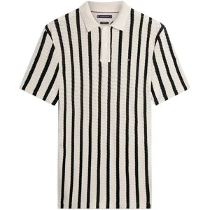 Tommy Hilfiger Open Knit Relaxed Fit Polo M Cream M Tommy Hilfiger Open Knit Relaxed Fit Polo M Cream M