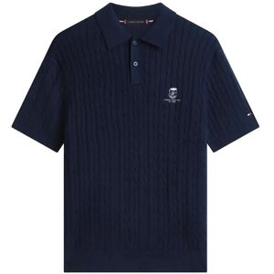 Tommy Hilfiger Cable Short Sleeve Polo L Navy L Tommy Hilfiger Cable Short Sleeve Polo L Navy L