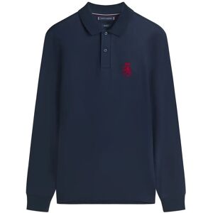 Tommy Hilfiger Ls Gifting Interlock Crest Polo XXL Navy XXL Tommy Hilfiger Ls Gifting Interlock Crest Polo XXL Navy XXL