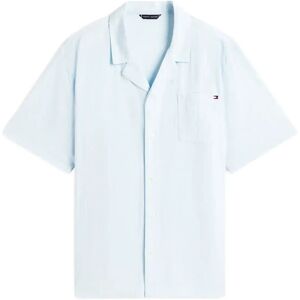 Tommy Hilfiger Woven Bowling Shirt M Blue M Tommy Hilfiger Woven Bowling Shirt M Blue M