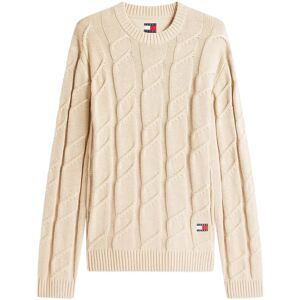Tommy Jeans Tjm Reg Chunky Cable Knt Swt Ext XXXL Cream XXXL Tommy Jeans Tjm Reg Chunky Cable Knt Swt Ext XXXL Cream XXXL