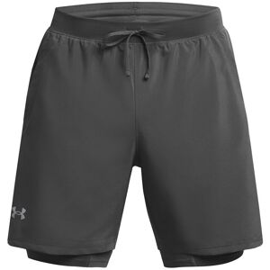 Under Armour Ua Launch 7'' 2-In-1 Shorts M Grey M Under Armour Ua Launch 7'' 2-In-1 Shorts M Grey M