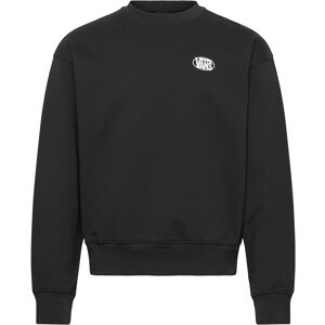 VANS Oval Logo Loose Crew S Black S VANS Oval Logo Loose Crew S Black S
