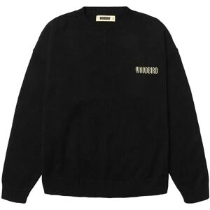 Woodbird Wbkurt Wobbly Crew M Black M Woodbird Wbkurt Wobbly Crew M Black M