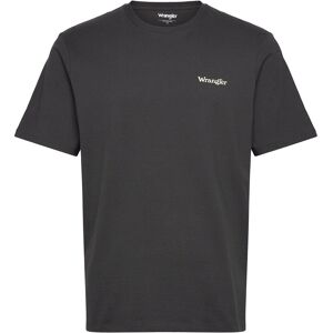 Wrangler Small Logo Tee S Black S Wrangler Small Logo Tee S Black S