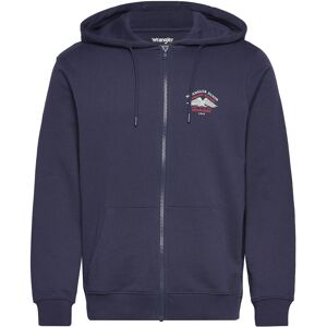 Wrangler Graphic Zip Hoodie M Navy M Wrangler Graphic Zip Hoodie M Navy M