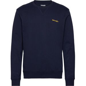 Wrangler Small Logo Crew S Navy S Wrangler Small Logo Crew S Navy S
