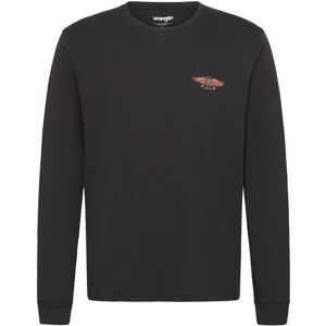 Wrangler Ls Americana Tee M Black M Wrangler Ls Americana Tee M Black M