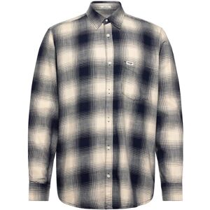 Wrangler 1 Pkt Indigo Shirt M Cream M Wrangler 1 Pkt Indigo Shirt M Cream M