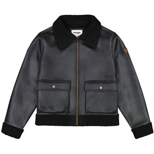 Wrangler Shearling Jacket XL Black XL Wrangler Shearling Jacket XL Black XL