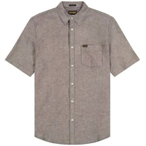 Wrangler Ss 1 Pkt Shirt M x 00 Brown M x 00 Wrangler Ss 1 Pkt Shirt M x 00 Brown M x 00
