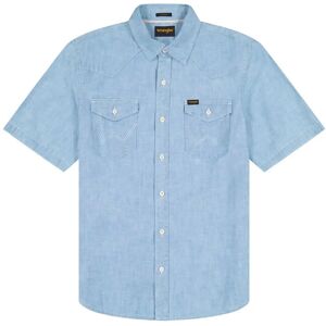 Wrangler Ss Western Shirt M x 00 Blue M x 00 Wrangler Ss Western Shirt M x 00 Blue M x 00