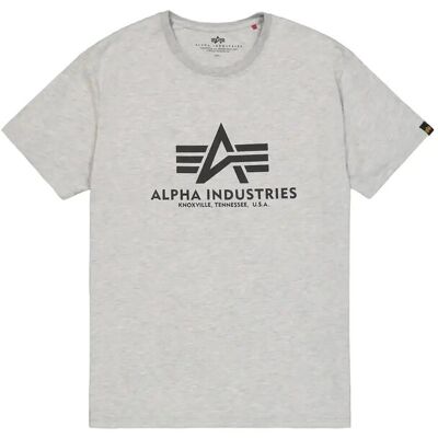 Alpha Industries Basic T-Shirt Bl M Grey M Alpha Industries Basic T-Shirt Bl M Grey M