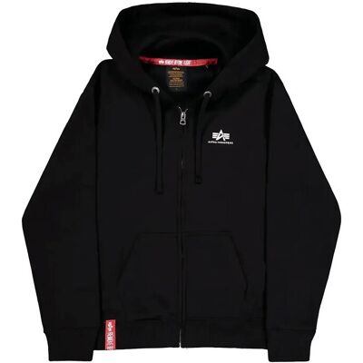 Alpha Industries Basic Zip Hoodie Sl XL Black XL Alpha Industries Basic Zip Hoodie Sl XL Black XL