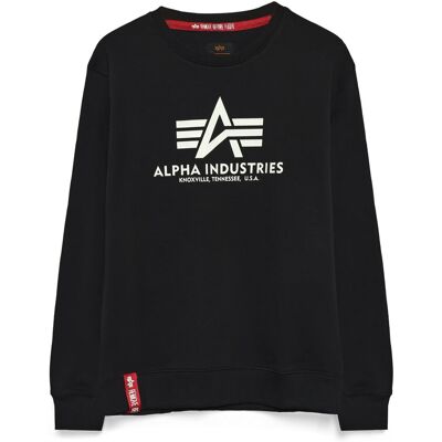 Alpha Industries Basic Sweatshirt Bl M Black M Alpha Industries Basic Sweatshirt Bl M Black M