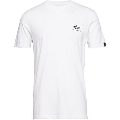 Alpha Industries Basic T-Shirt Sl S White S Alpha Industries Basic T-Shirt Sl S White S