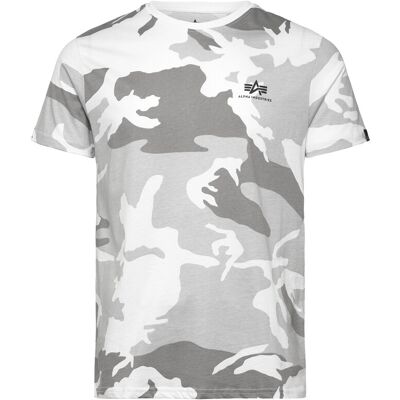Alpha Industries Basic T-Shirt Sl Camo XL White XL Alpha Industries Basic T-Shirt Sl Camo XL White XL