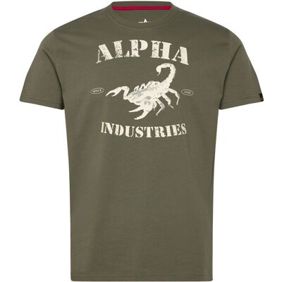 Alpha Industries Scorpion T-Shirt M Khaki M Alpha Industries Scorpion T-Shirt M Khaki M