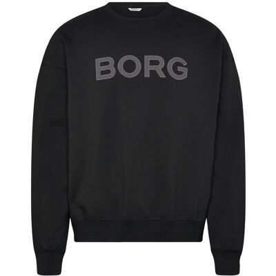 Björn Borg Borg Oversized Logo Sweatshirt XXL Black XXL Björn Borg Borg Oversized Logo Sweatshirt XXL Black XXL