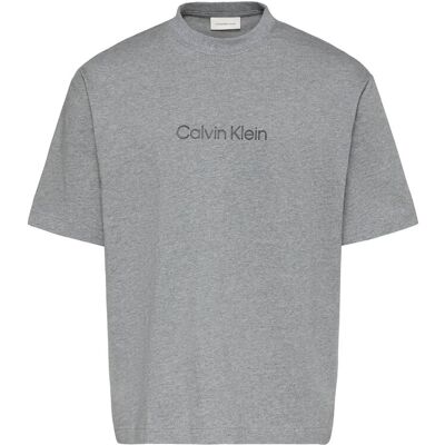 Calvin Ss Rlxd Standard Logo Crewnk Tee S Grey S Calvin Ss Rlxd Standard Logo Crewnk Tee S Grey S
