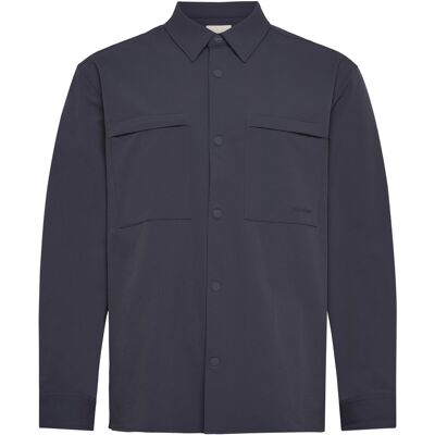 Calvin Ls Tech Knit Dobby Relaxed Overs XS Navy XS Calvin Ls Tech Knit Dobby Relaxed Overs XS Navy XS