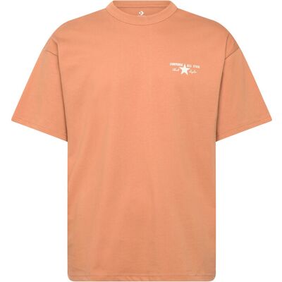 Converse License Plate Tee M Orange M Converse License Plate Tee M Orange M