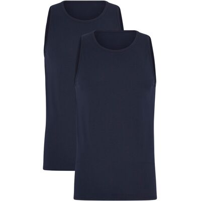 Enkel Studio Tank Top 2-Pack Eswilliam M Navy M Enkel Studio Tank Top 2-Pack Eswilliam M Navy M