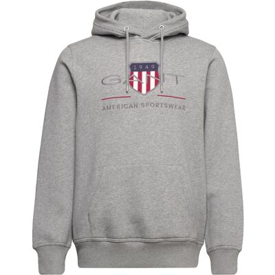 Gant Reg Archive Shield Hoodie L Grey L Gant Reg Archive Shield Hoodie L Grey L