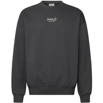 Halo Graphic Boxy Crew S Grey S Halo Graphic Boxy Crew S Grey S