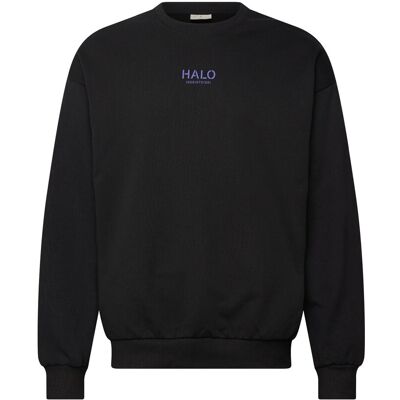 Halo Graphic Boxy Crew S Black S Halo Graphic Boxy Crew S Black S