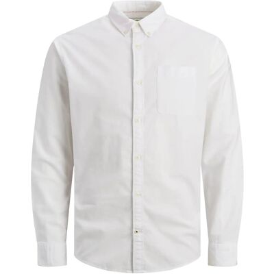 Jack & Jones Jjeoxford Shirt Ls Noos L White L Jack & Jones Jjeoxford Shirt Ls Noos L White L
